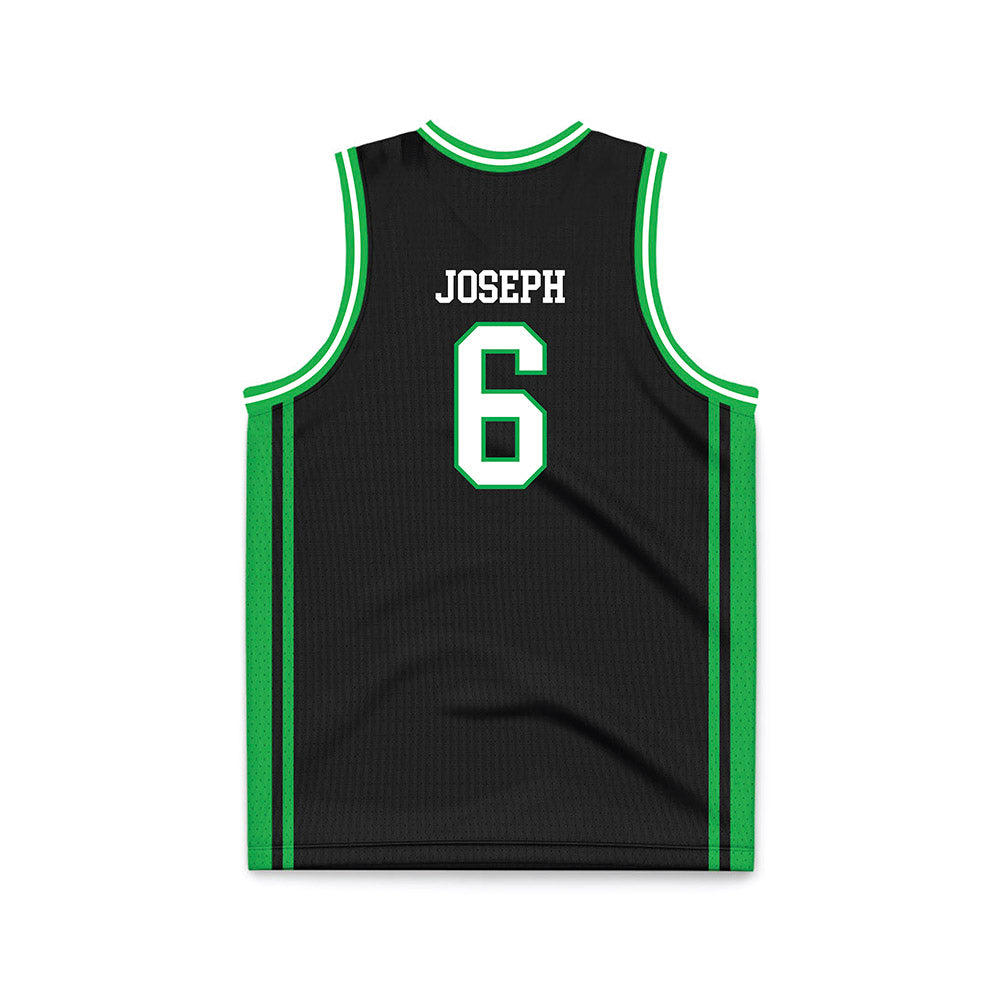 Marshall - NCAA Men's Basketball : Landen Joseph - Black Basketball Jersey-1