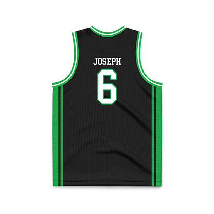 Marshall - NCAA Men's Basketball : Landen Joseph - Black Basketball Jersey-1