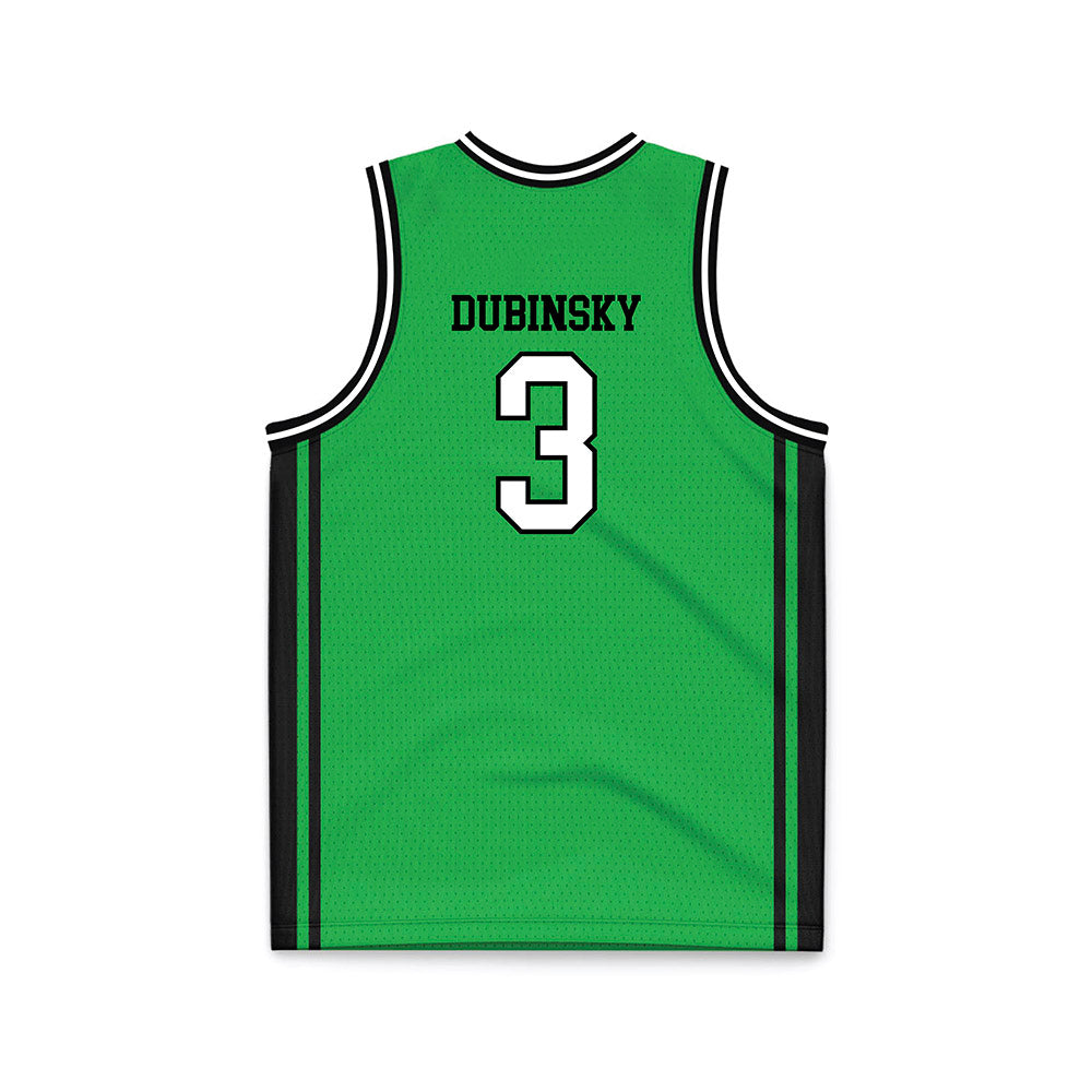 Marshall - NCAA Men's Basketball : Wilson Dubinsky - Green Basketball Jersey-1