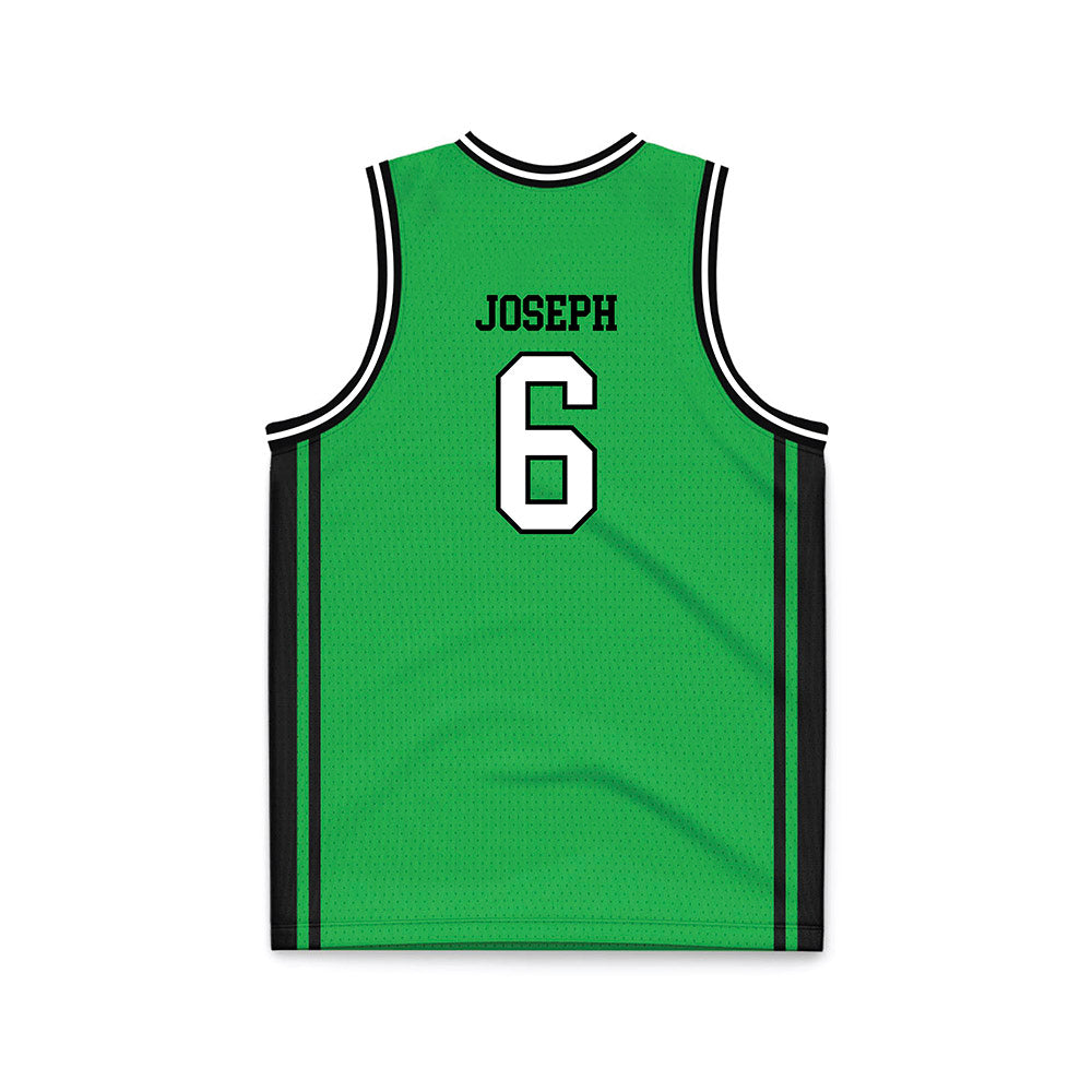 Marshall - NCAA Men's Basketball : Landen Joseph - Green Basketball Jersey-1