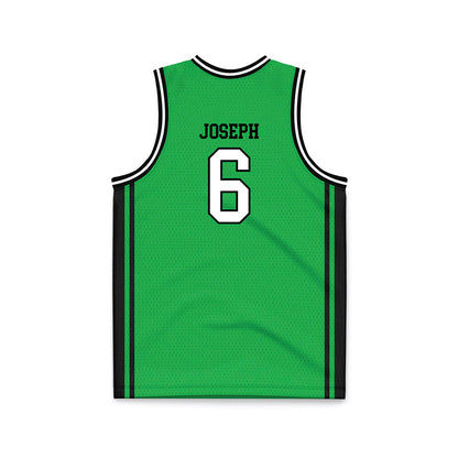 Marshall - NCAA Men's Basketball : Landen Joseph - Green Basketball Jersey-1