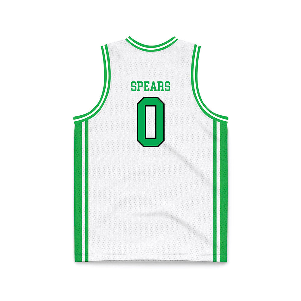 Marshall - NCAA Men's Basketball : Kai Spears - White Basketball Jersey-1