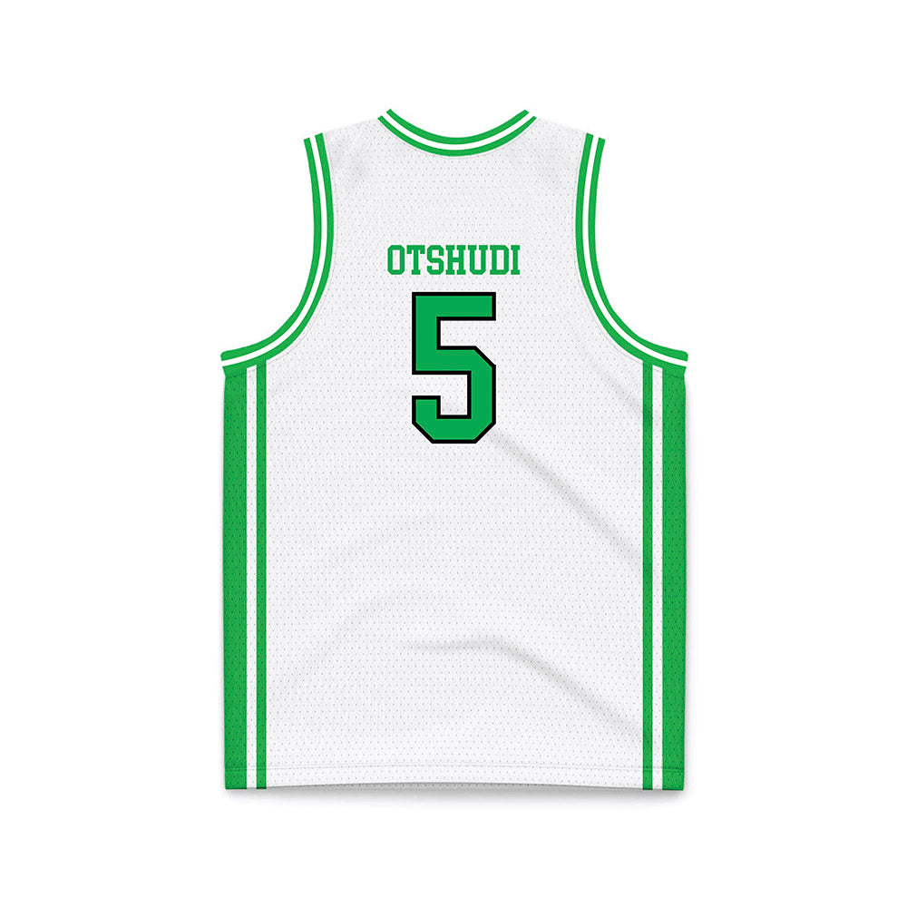 Marshall - NCAA Men's Basketball : Noah Otshudi - White Basketball Jersey-1