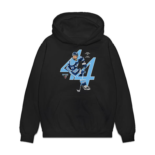 Maine - NCAA Men's Ice Hockey : Frank Djurasevic - Breakthrough Premium Hooded Sweatshirt-0