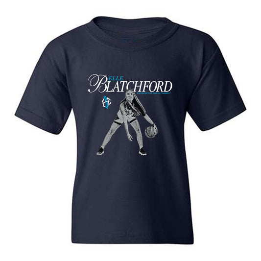 UNF - NCAA Women's Basketball : Elle Blatchford - Graphic Tee Youth T-Shirt-0