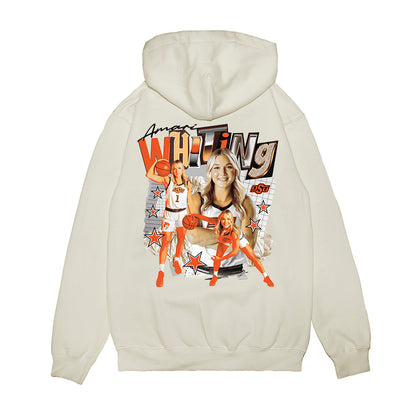 Oklahoma State - NCAA Women's Basketball : Amari Whiting - Collage Premium Hooded Sweatshirt-1