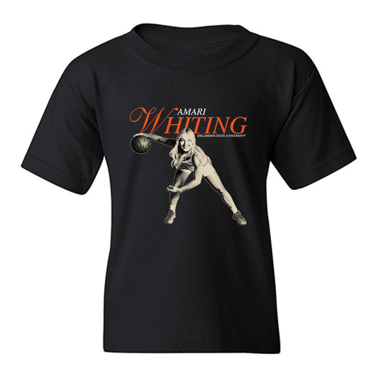 Oklahoma State - NCAA Women's Basketball : Amari Whiting - Legacy Youth T-Shirt-0