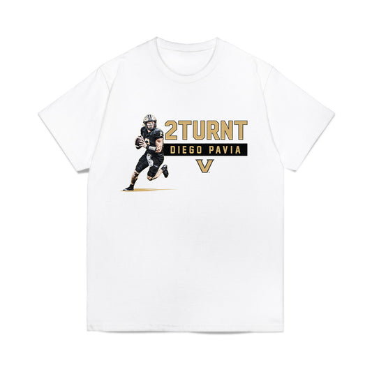 Vanderbilt - NCAA Football : Diego Pavia - 2 Turnt v2 Graphic Comfort Colors T-Shirt-0