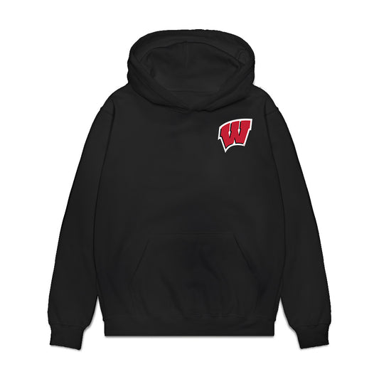 Wisconsin - NCAA Women's Basketball : Ronnie Porter - Premium Hooded Sweatshirt-0