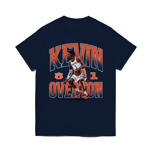 Auburn - NCAA Men's Basketball : Kevin Overton - Collage Comfort Colors T-Shirt-0