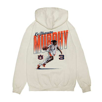Auburn - NCAA Men's Basketball : KeShawn Murphy - Caricature Premium Hooded Sweatshirt-1
