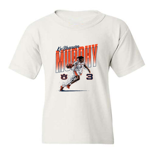 Auburn - NCAA Men's Basketball : KeShawn Murphy - Caricature Youth T-Shirt-0