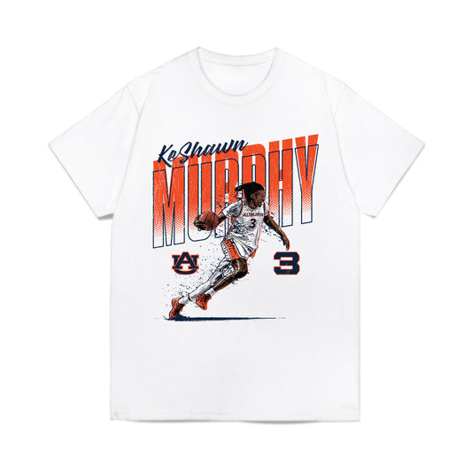Auburn - NCAA Men's Basketball : KeShawn Murphy - Caricature Comfort Colors T-Shirt-0