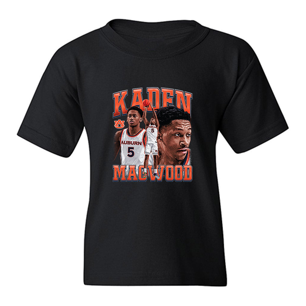 Auburn - NCAA Men's Basketball : Kaden Magwood - Collage Youth T-Shirt-0