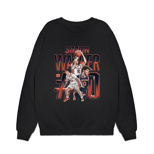 Auburn - NCAA Men's Basketball : Simon Walker - Collage Premium Crewneck Sweatshirt-0