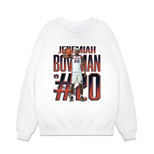 Auburn - NCAA Men's Basketball : Jeremiah Bowman - Collage Premium Crewneck Sweatshirt-0