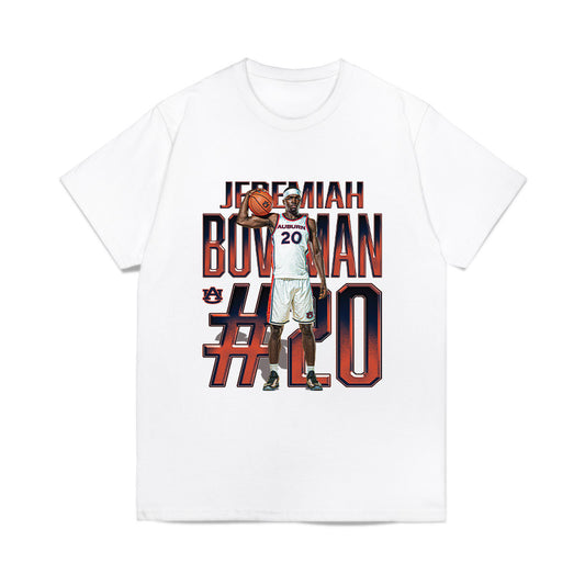 Auburn - NCAA Men's Basketball : Jeremiah Bowman - Collage Comfort Colors T-Shirt-0