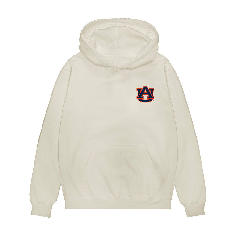 Auburn - NCAA Men's Basketball : Jeremiah Bowman - Collage Premium Hooded Sweatshirt-0