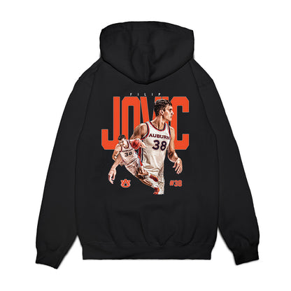 Auburn - NCAA Men's Basketball : Filip Jovic - Collage Premium Hooded Sweatshirt-1