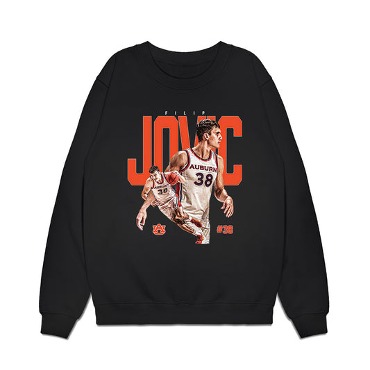 Auburn - NCAA Men's Basketball : Filip Jovic - Collage Premium Crewneck Sweatshirt-0