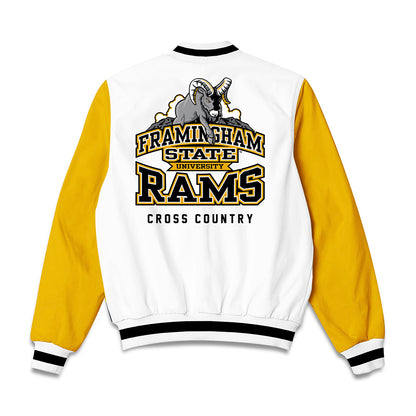 Framingham State - NCAA Women's Cross Country : Grace Bovill - Bomber Jacket-1