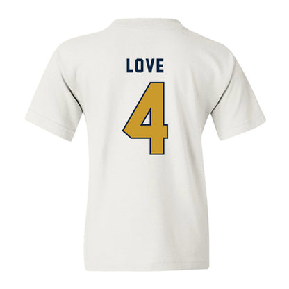 Notre Dame - NCAA Football : Jeremiyah Love - Heisman Youth T-Shirt-1