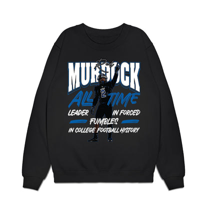 Buffalo - NCAA Football : Red Murdock - KING OF FORCED FUMBLES Premium Crewneck Sweatshirt-0