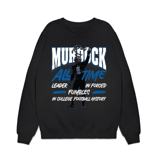 Buffalo - NCAA Football : Red Murdock - KING OF FORCED FUMBLES Premium Crewneck Sweatshirt-0