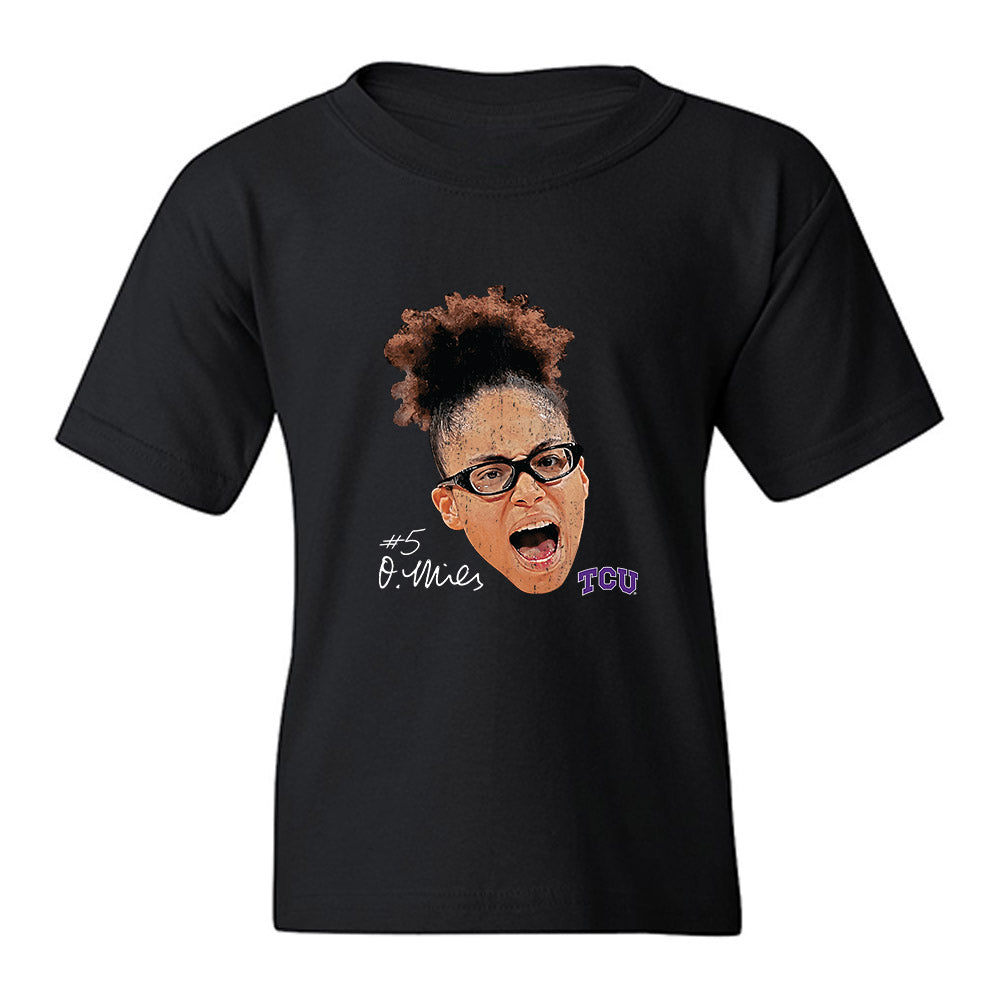 TCU - NCAA Women's Basketball : Olivia Miles - GameFace Youth T-Shirt-0