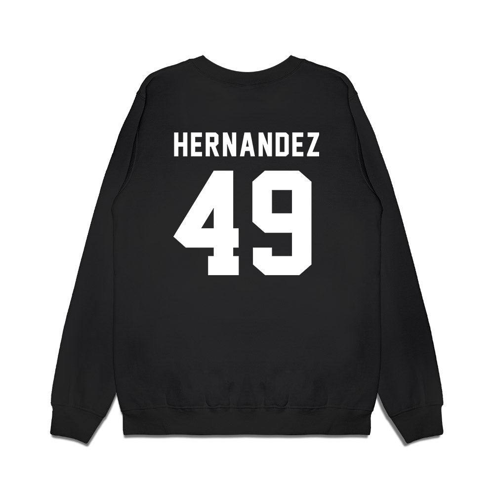 Delaware - NCAA Football : Yamdry Hernandez - Sports Shersey Premium Crewneck Sweatshirt-1