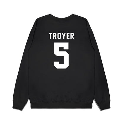 Delaware - NCAA Football : Austin Troyer - Sports Shersey Premium Crewneck Sweatshirt-1