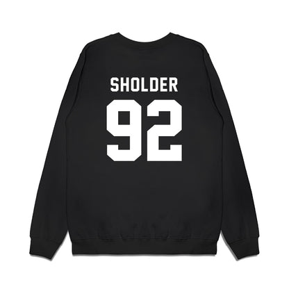 Delaware - NCAA Football : Sky Sholder - Sports Shersey Premium Crewneck Sweatshirt-1