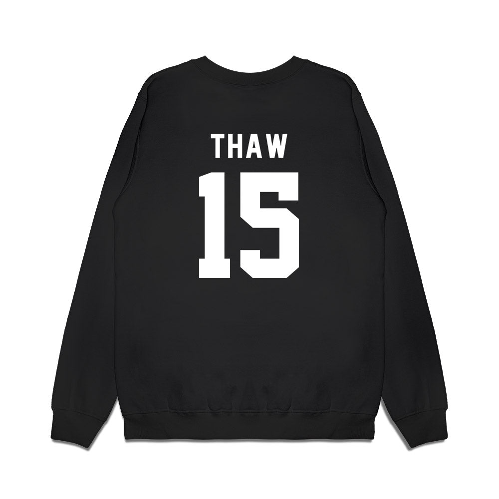 Delaware - NCAA Football : Jake Thaw - Sports Shersey Premium Crewneck Sweatshirt-1