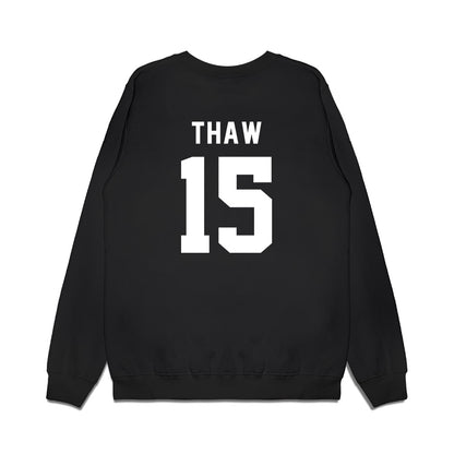 Delaware - NCAA Football : Jake Thaw - Sports Shersey Premium Crewneck Sweatshirt-1