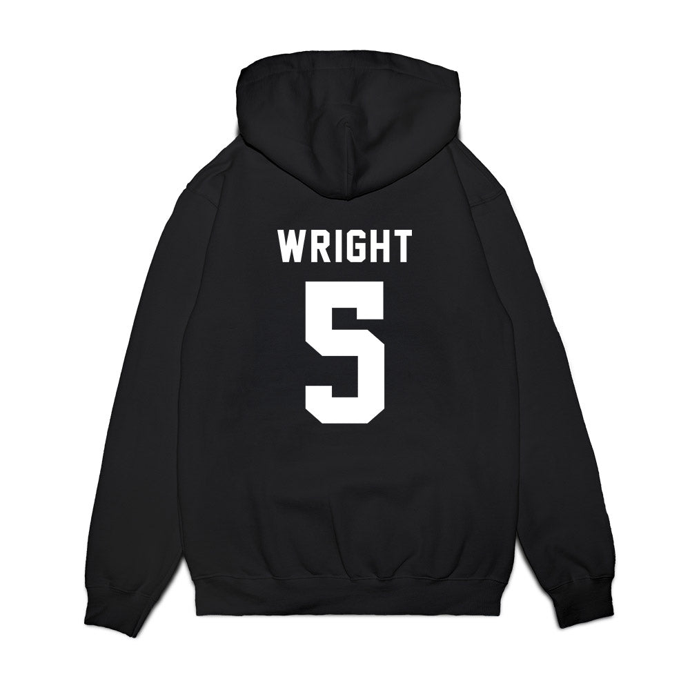 Delaware - NCAA Football : Kion Wright - Sports Shersey Premium Hooded Sweatshirt-1