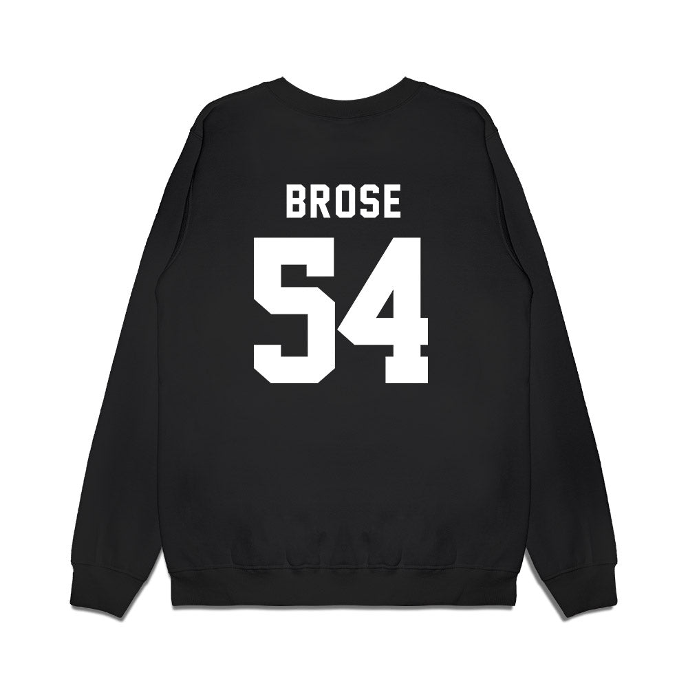Delaware - NCAA Football : Fintan Brose - Sports Shersey Premium Crewneck Sweatshirt-1