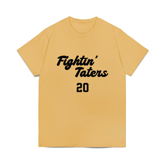 Idaho - NCAA Football : Elisha Cummings - Fightin Taters Comfort Colors T-Shirt-0