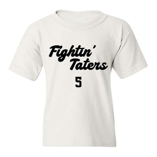 Idaho - NCAA Football : Tsiyown Lowery - Fightin Taters Youth T-Shirt-0