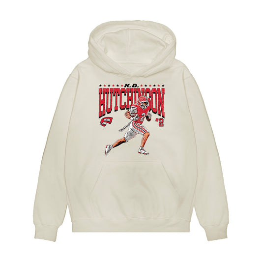 Western Kentucky - NCAA Football : KD Hutchinson - Collage Premium Hooded Sweatshirt-0