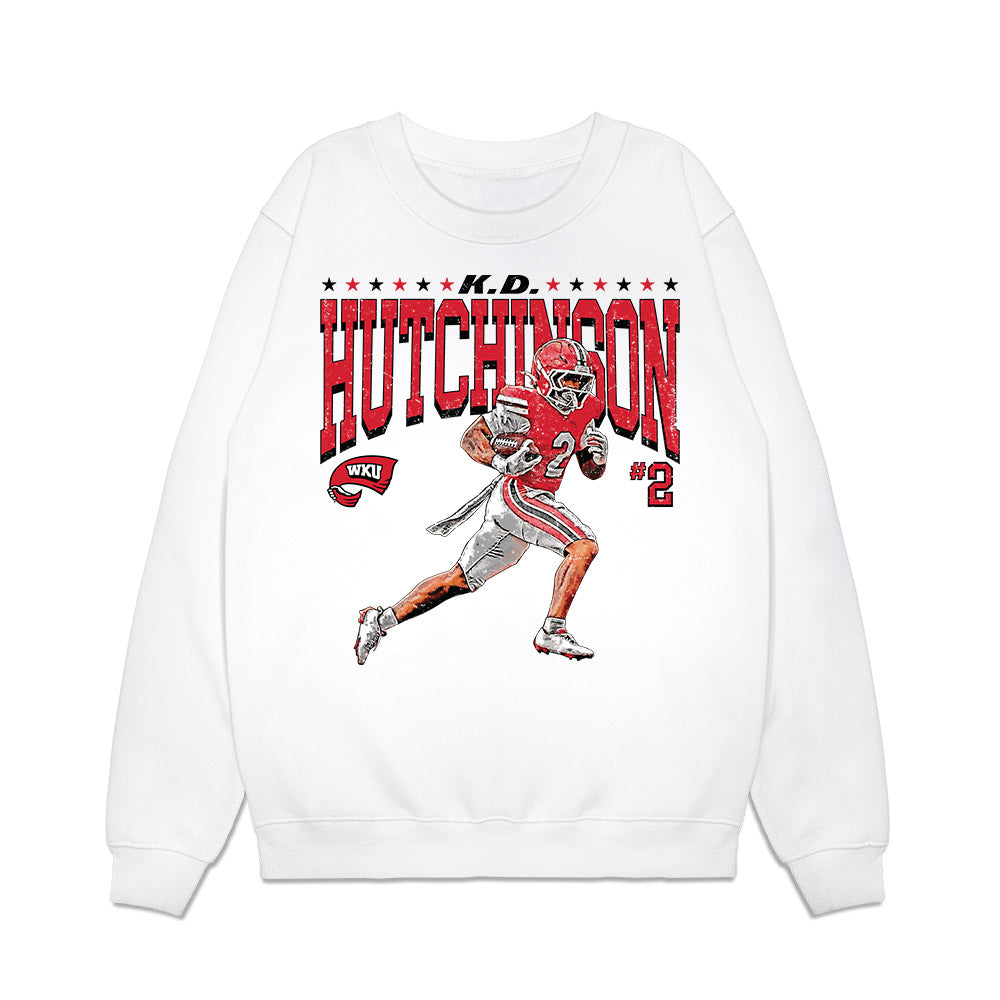 Western Kentucky - NCAA Football : KD Hutchinson - Collage Premium Crewneck Sweatshirt-0