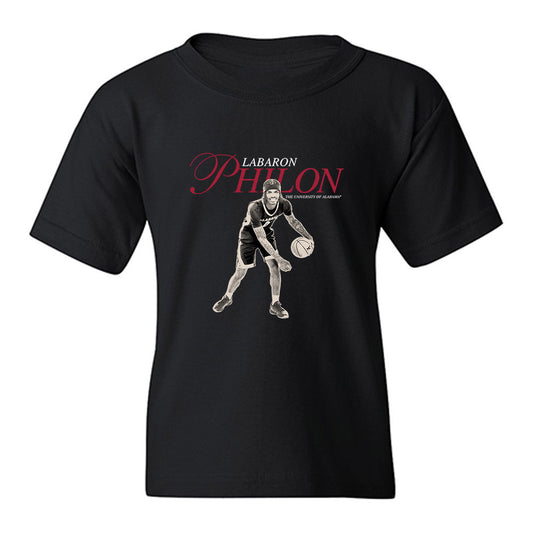 Alabama - NCAA Men's Basketball : Labaron Philon - Legacy Youth T-Shirt-0