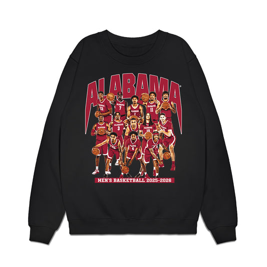 Alabama - NCAA Men's Basketball : - Team Collage Premium Crewneck Sweatshirt-0