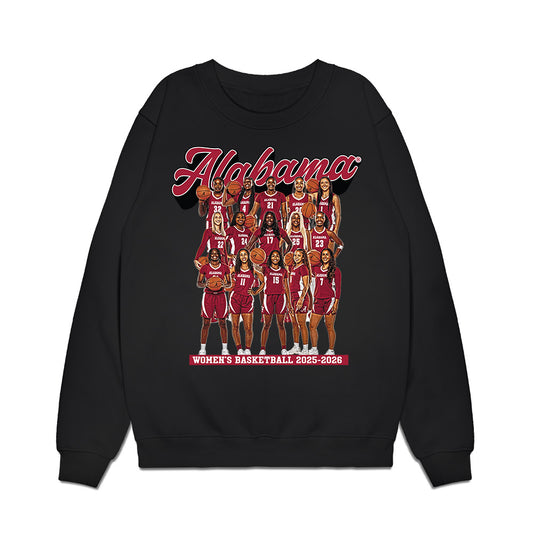 Alabama - NCAA Women's Basketball : - Team Collage Premium Crewneck Sweatshirt-0