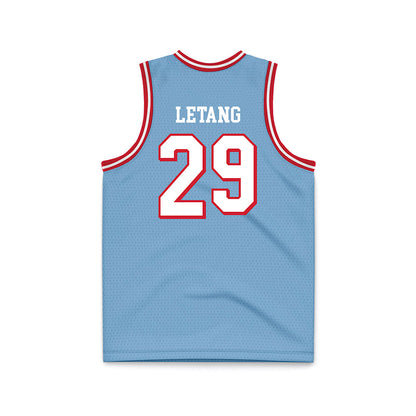Dayton - NCAA Men's Basketball : Amael LEtang - Chapel Blue Basketball Jersey-1