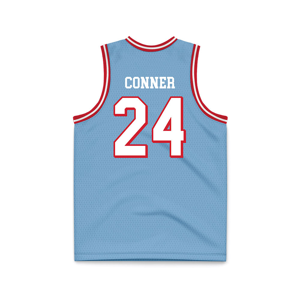 Dayton - NCAA Men's Basketball : Jacob Conner - Chapel Blue Basketball Jersey-1
