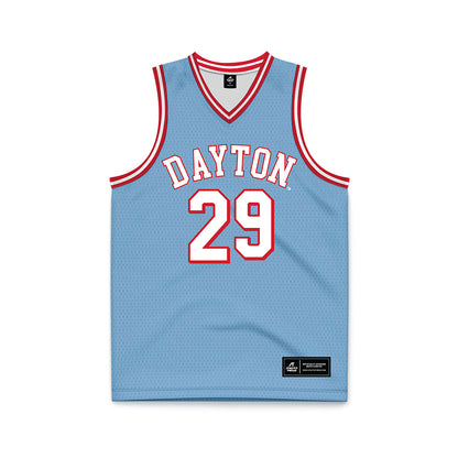 Dayton - NCAA Men's Basketball : Amael LEtang - Chapel Blue Basketball Jersey-0