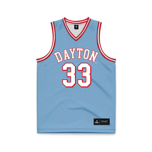 Dayton - NCAA Men's Basketball : Makai Grant - Chapel Blue Basketball Jersey-0