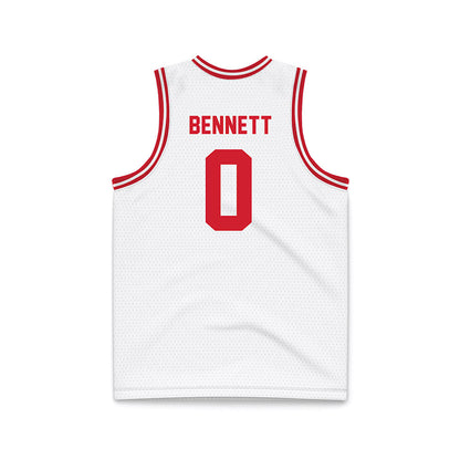 Dayton - NCAA Men's Basketball : Javon Bennett - White Basketball Jersey-1