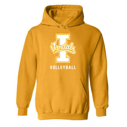 Idaho - NCAA Women's Volleyball : Aleina Manaois - VANDALS Hooded Sweatshirt-0