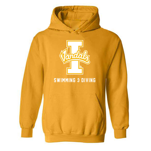 Idaho - NCAA Women's Swimming & Diving : Courtney Crawford - VANDALS Hooded Sweatshirt-0